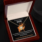TO MY SMOKIN HOT DOE|LOVE KNOT NECKLACE