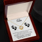TO MY NANA LOVE KNOT NECKLACE|LOVE KISSES AND KICKS FROM MOM'S TUMMY