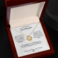 To My Beautiful Granddaughter|Love Knot Necklace