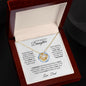 TO MY BEAUTIFUL DAUGHTER|LAST BREATH FROM DAD|LOVE KNOT NECKLACE