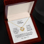 TO MY LOVING MOM LOVE KNOT NECKLACE