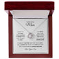 TO MY LOVING MOM LOVE KNOT NECKLACE
