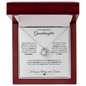 To My Beautiful Granddaughter|Love Knot Necklace