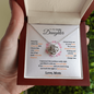 To My Lovely Daughter|Love Knot Necklace