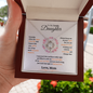 To My Lovely Daughter|Love Knot Necklace