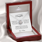 TO MY BEAUTIFUL DAUGHTER|LAST BREATH LOVE KNOT NECKLACE