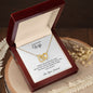TO MY BEAUTIFUL WIFE|YOU LIVE IN MY MIND INTERLOCKING HEARTS NECKLACE