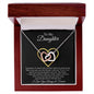 TO MY DAUGHTER|LAST BREATH|INTERLOCKING HEARTS NECKLACE