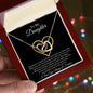 TO MY DAUGHTER|LAST BREATH|INTERLOCKING HEARTS NECKLACE