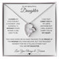 TO MY BEAUTIFUL DAUGHTER|FOREVER LOVE NECKLACE