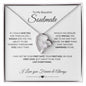 TO MY BEAUTIFUL SOULMATE LOVE KNOT NECKLACE