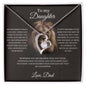 TO MY DAUGHTER|LION|FOREVER LOVE NECKLACE