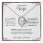 TO MY BEAUTIFUL WIFE|BEST THING FOREVER LOVE NECKLACE