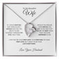 TO MY BEAUTIFUL WIFE|BEST THING FOREVER LOVE NECKLACE