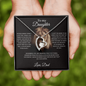 TO MY DAUGHTER|LION|FOREVER LOVE NECKLACE