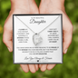 TO MY BEAUTIFUL DAUGHTER|FOREVER LOVE NECKLACE