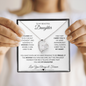 TO MY BEAUTIFUL DAUGHTER|FOREVER LOVE NECKLACE