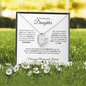 TO MY BEAUTIFUL DAUGHTER FOREVER LOVE NECKLACE