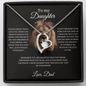 TO MY DAUGHTER|LION|FOREVER LOVE NECKLACE