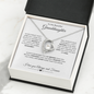 To My Beautiful Granddaughter|Forever Love Necklace