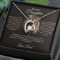 TO MY DAUGHTER|LION|FOREVER LOVE NECKLACE