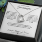 To My Beautiful Granddaughter|Forever Love Necklace