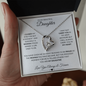 TO MY BEAUTIFUL DAUGHTER|FOREVER LOVE NECKLACE