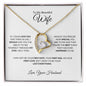 TO MY BEAUTIFUL WIFE|BEST THING FOREVER LOVE NECKLACE