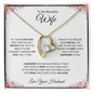 TO MY BEAUTIFUL WIFE|BEST THING FOREVER LOVE NECKLACE