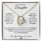 TO MY BEAUTIFUL DAUGHTER|FOREVER LOVE NECKLACE