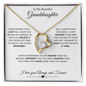 To My Beautiful Granddaughter|Forever Love Necklace