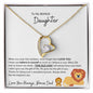 TO MY BONUS DAUGHTER FROM BONUS DAD FORVER LOVE NECKLACE|I WILL ALWAYS HAVE YOUR BACK