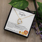TO MY BONUS DAUGHTER FROM BONUS DAD FORVER LOVE NECKLACE|I WILL ALWAYS HAVE YOUR BACK