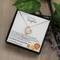TO MY BEAUTIFUL DAUGHTER FROM DAD FOREVER LOVE NECKLACE|THIS OLD LION WILL ALWAYS HAVE YOUR BACK