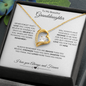 To My Beautiful Granddaughter|Forever Love Necklace
