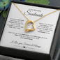 TO MY BEAUTIFUL SOULMATE LOVE KNOT NECKLACE