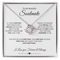 TO MY BEAUTIFUL SOULMATE|LOVE KNOT NECKLACE