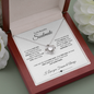 TO MY BEAUTIFUL SOULMATE|LOVE KNOT NECKLACE