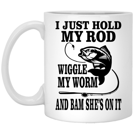 WIGGLE MY WORM 11OZ. MUG