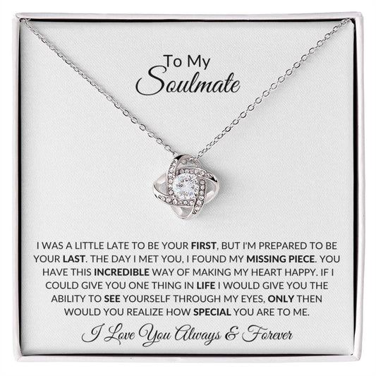 TO MY SOULMATE NECKLACE| I FOUND MY MISSING PIECE