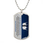 [SELLING FAST] TO MY BADASS DAUGHTER DOG TAG NECKLACE