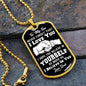 [SELLING FAST] TOMY SON DOG TAG CHAIN FROM DAD|NEVER FORGET THAT I LOVE YOU
