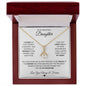 TO MY BEAUTIFUL DAUGHTER|ALLURING BEAUTY NECKLACE