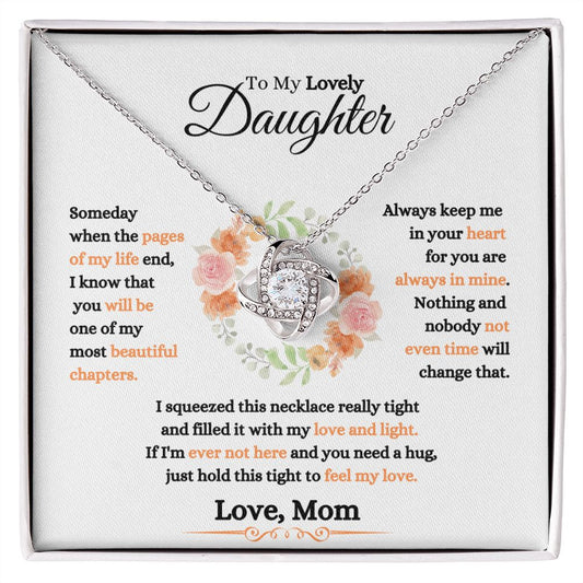 To My Lovely Daughter|Most Beautiful Chapter|Love Knot Necklace
