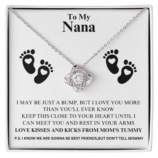 TO MY NANA LOVE KNOT NECKLACE|BEST FRIENDS WITH NANA