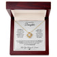 TO MY BEAUTIFUL DAUGHTER|LOVE KNOT NECKLACE