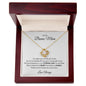 TO MY MOM LOVE KNOT NECKLACE|LOVE ALWAYS