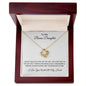 TO MY BONUS DAUGHTER|LOVE KNOT NECKLACE
