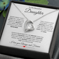 TO MY BEAUTIFUL DAUGHTER|FOREVER LOVE NECKLACE