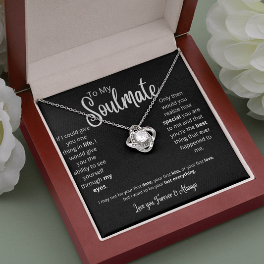 To My Soulmate|Love Knot Necklace